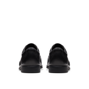 Clarks - Jonwin Loop Y - Black Leather - School Shoes
