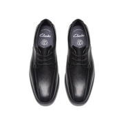 Clarks - Jonwin Loop Y - Black Leather - School Shoes