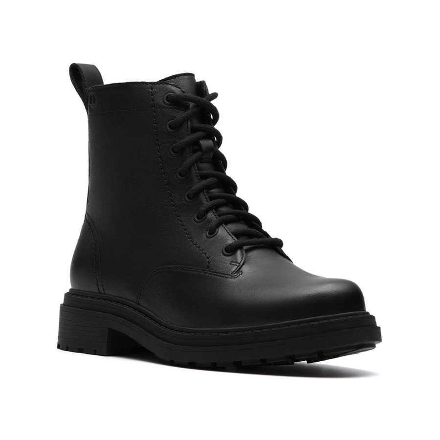 Clarks - Orinoco3 Style - Black Leather - Boots