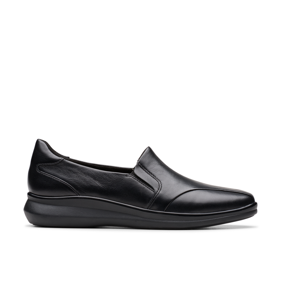 Clarks - Lynell Edge - Black Leather - Shoes