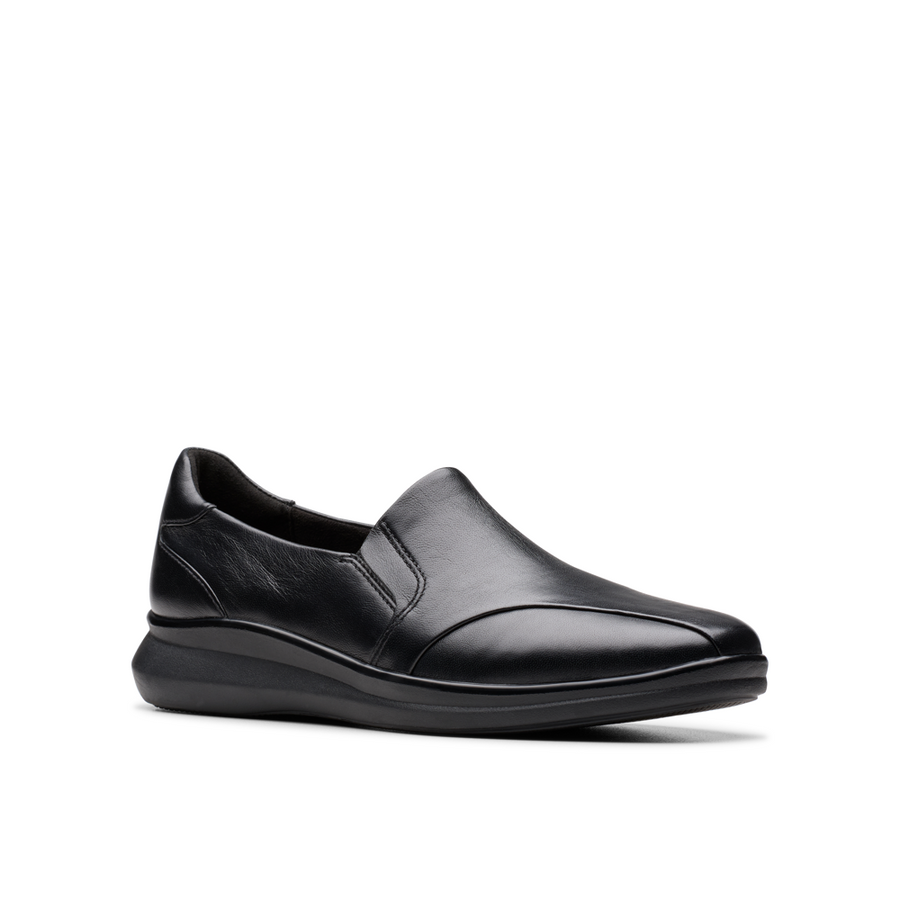 Clarks - Lynell Edge - Black Leather - Shoes