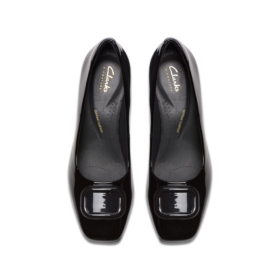 Clarks - Fernie Trim - Black Patent - Shoes