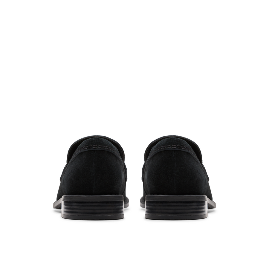 Clarks - Hana Loafer - Black Suede - Shoes