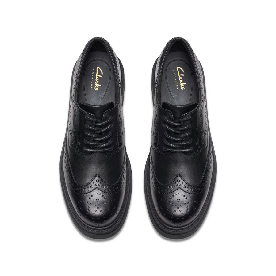 Clarks - Orinoco3 Derby - Black Leather - Shoes