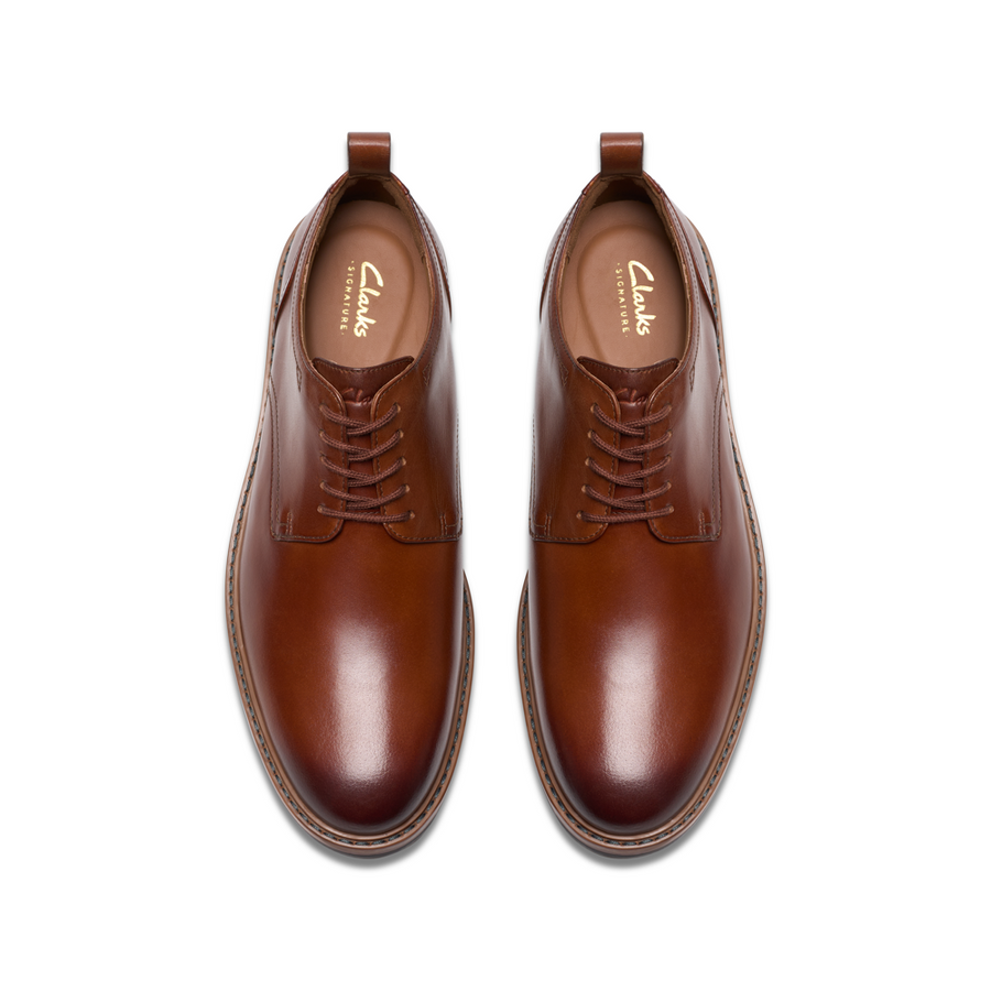 Clarks - Aldwin Lace - Tan Leather - Shoes