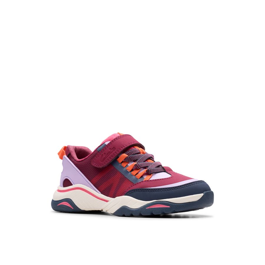 Clarks - FeatherTrackK. - Berry Combi - Trainers