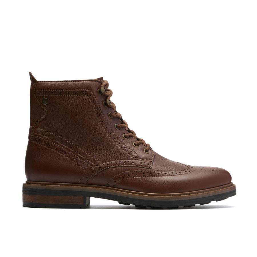Clarks - Newford LaceBT - Mid Tan Leather - Boots