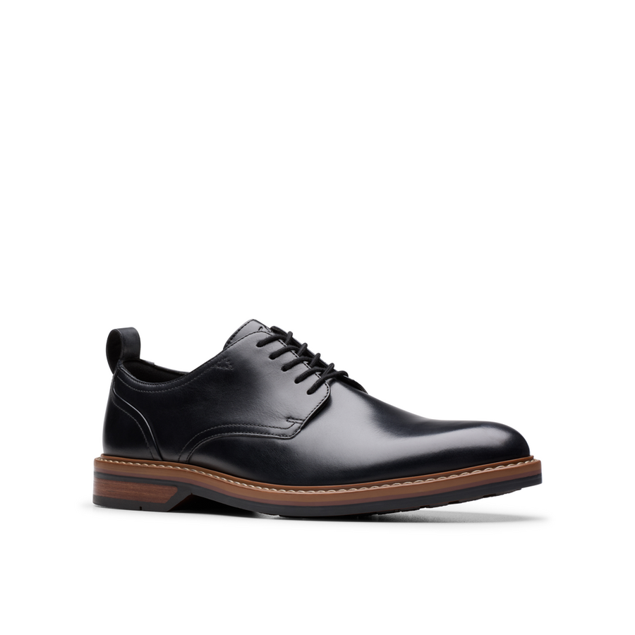 Clarks - Aldwin Lace - Black Leather - Shoes