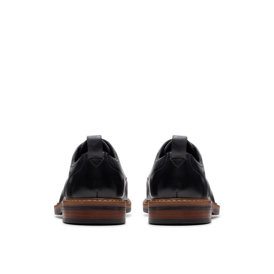 Clarks - Aldwin Lace - Black Leather - Shoes