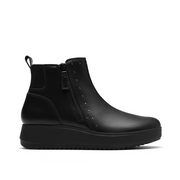 Clarks - Zylah Willow - Black Leather - Boots