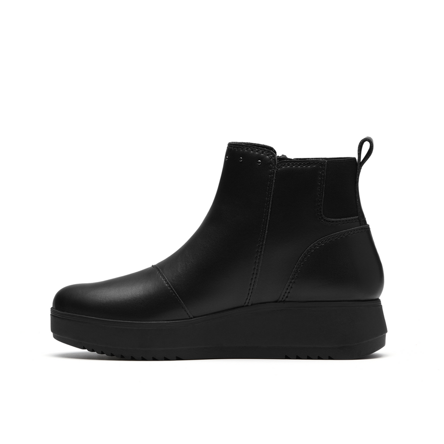 Clarks - Zylah Willow - Black Leather - Boots