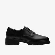 Clarks - Lauryl Lace - Black Leather - Shoes