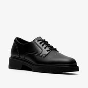 Clarks - Lauryl Lace - Black Leather - Shoes