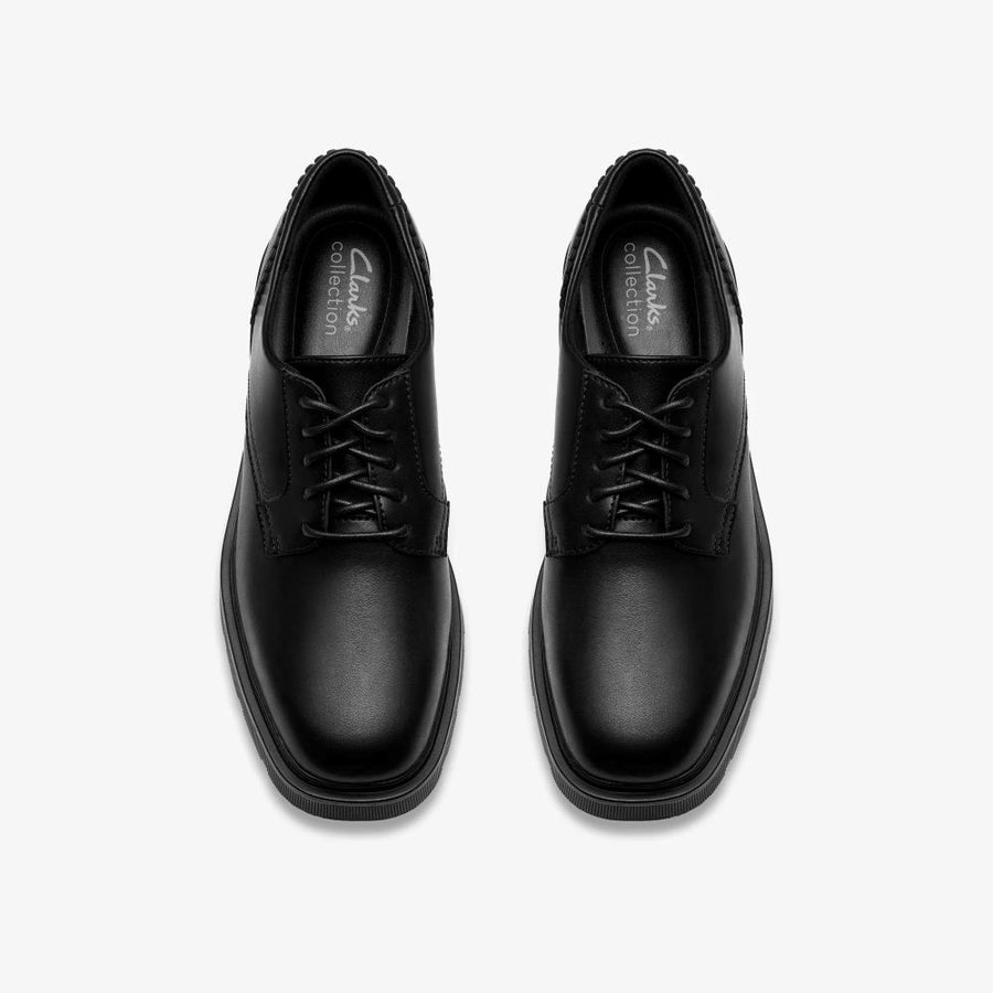 Clarks - Lauryl Lace - Black Leather - Shoes