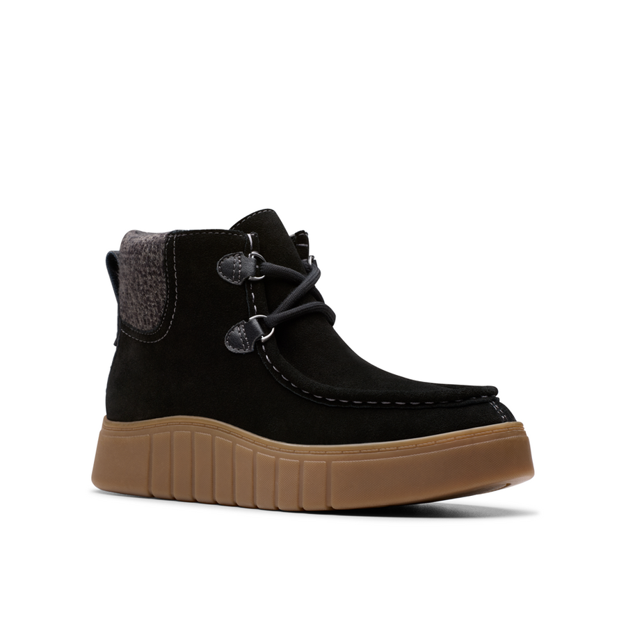 Clarks - Mykah Izzy - Black Suede - Boots