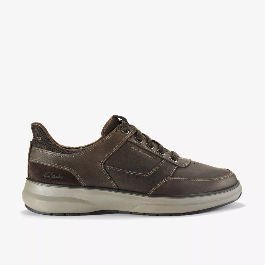 Clarks - Mullan Easy - Dark Brown Leather - Shoes