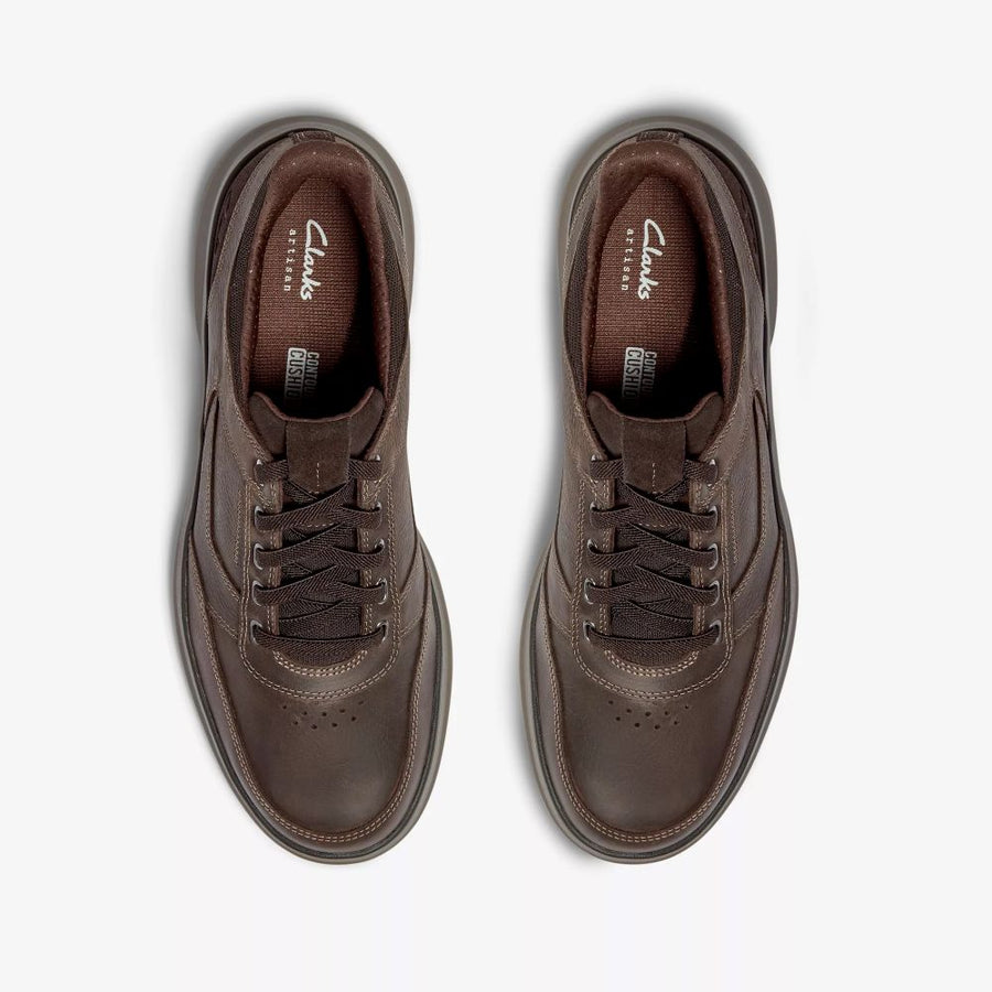 Clarks - Mullan Easy - Dark Brown Leather - Shoes