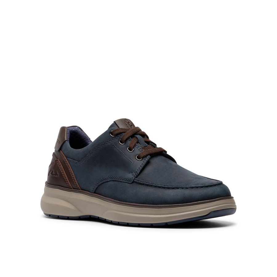 Clarks - Mullan Moc - Navy Leather - Shoes