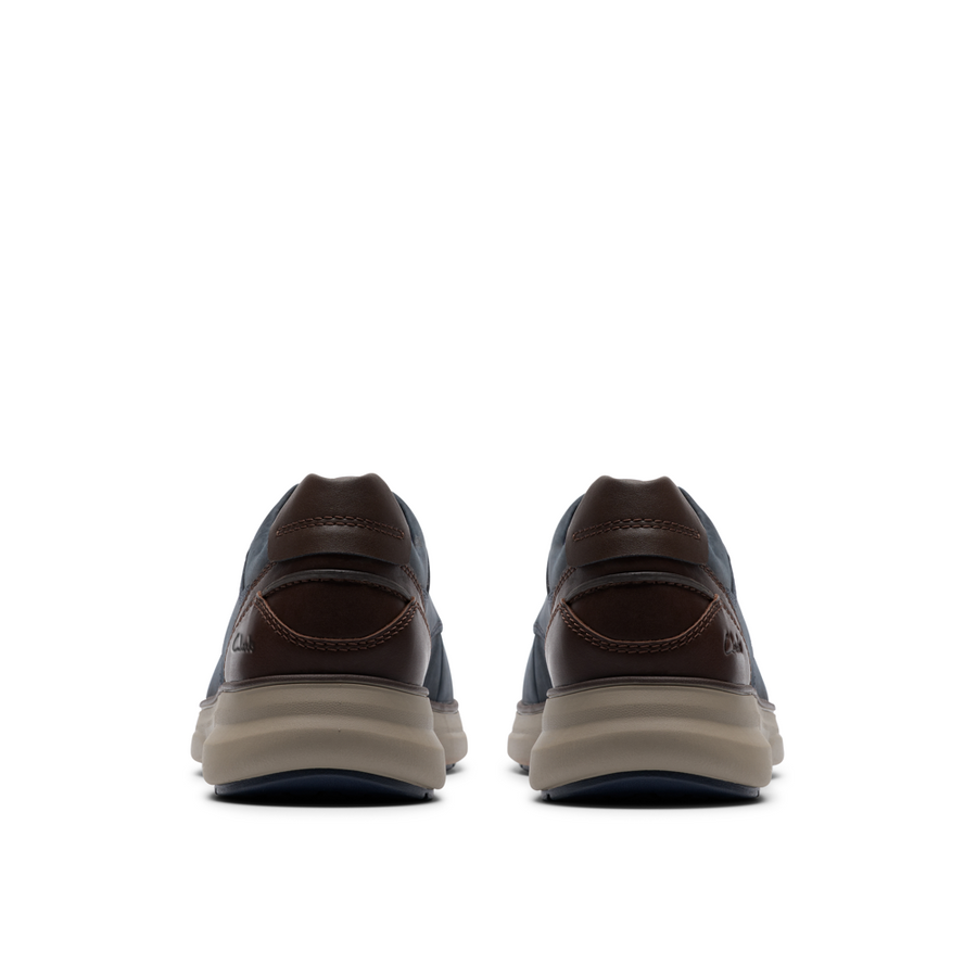 Clarks - Mullan Moc - Navy Leather - Shoes