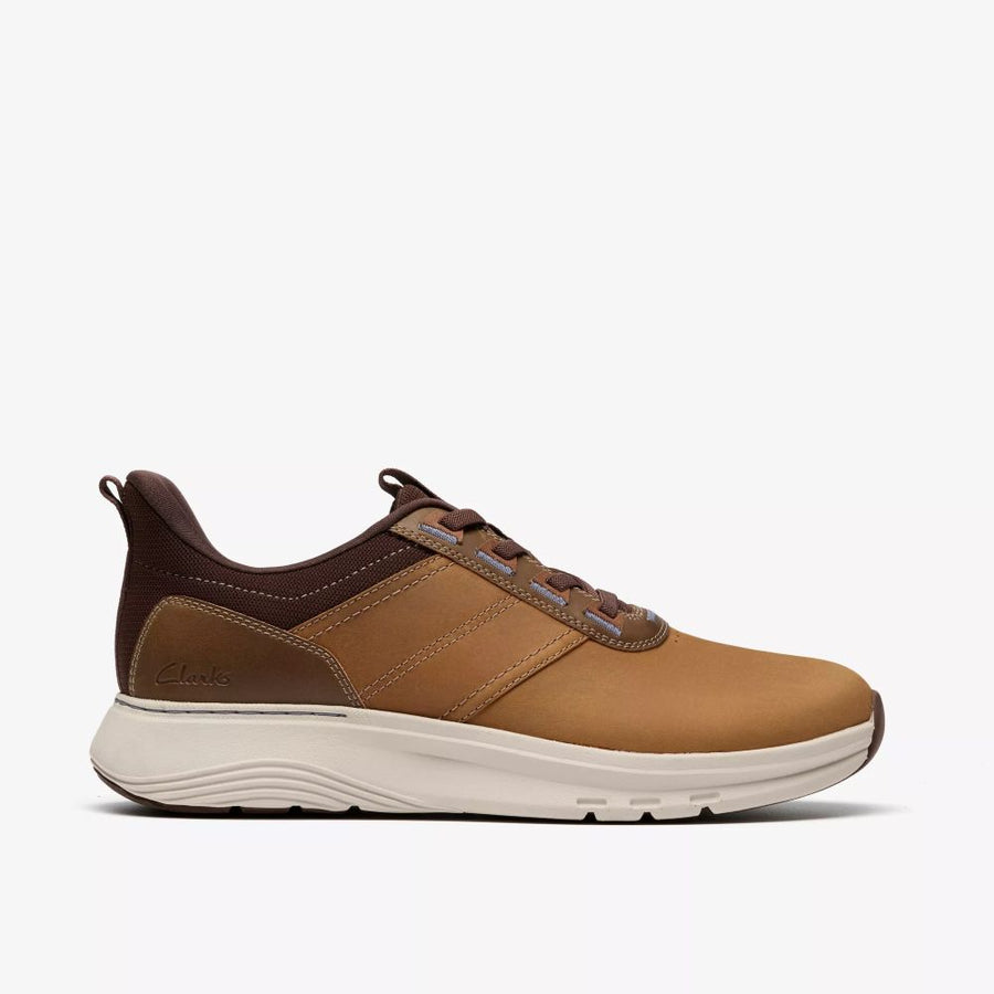 Clarks - Motion Trek LX - Dark Tan Leather - Shoes