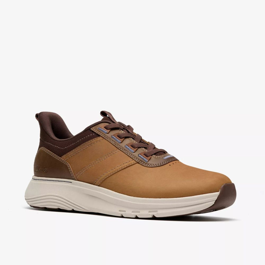 Clarks - Motion Trek LX - Dark Tan Leather - Shoes