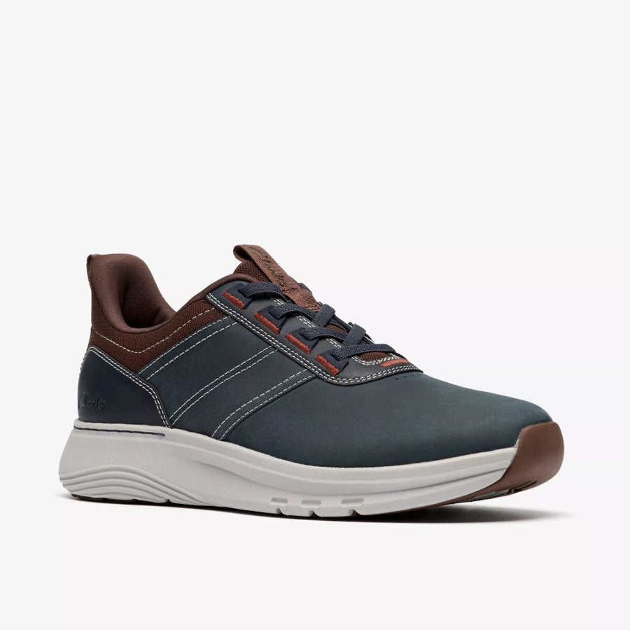 Clarks - Motion Trek LX - Navy Leather - Shoes