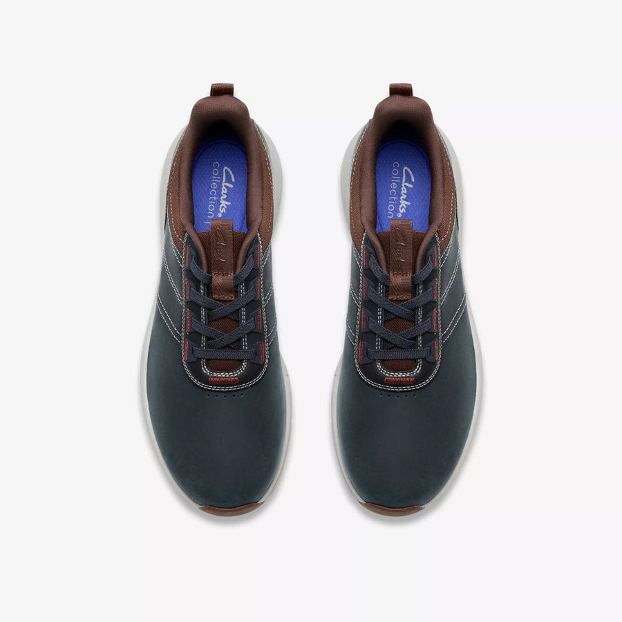 Clarks - Motion Trek LX - Navy Leather - Shoes