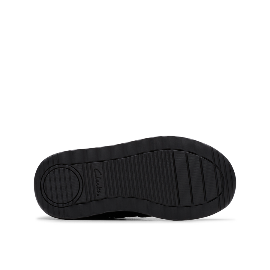 Clarks - Daze Kick K - Black - School Shoes