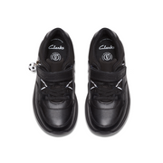 Clarks - Daze Kick K - Black - School Shoes