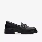 Clarks - Eris Edge Y. - Black Leather - School Shoes