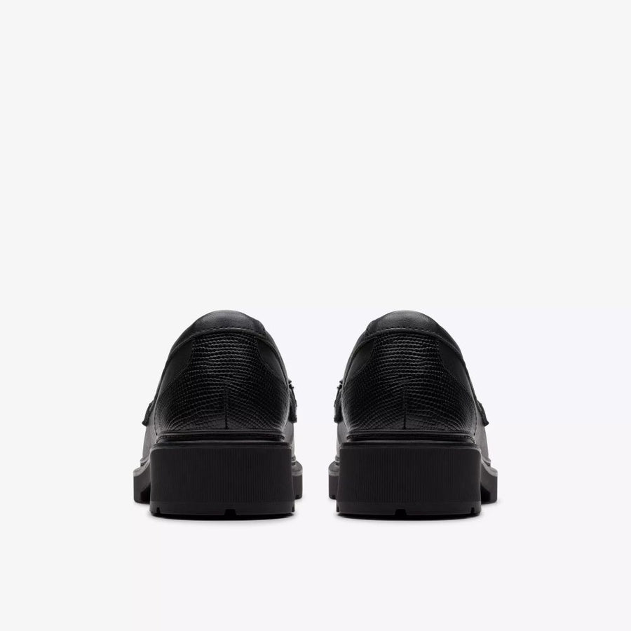 Clarks - Eris Edge Y. - Black Leather - School Shoes