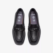 Clarks - Eris Edge Y. - Black Leather - School Shoes