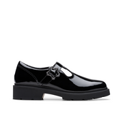 Clarks - Eris Hope Y - Black Patent - School Shoes