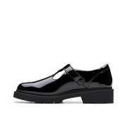 Clarks - Eris Hope Y - Black Patent - School Shoes