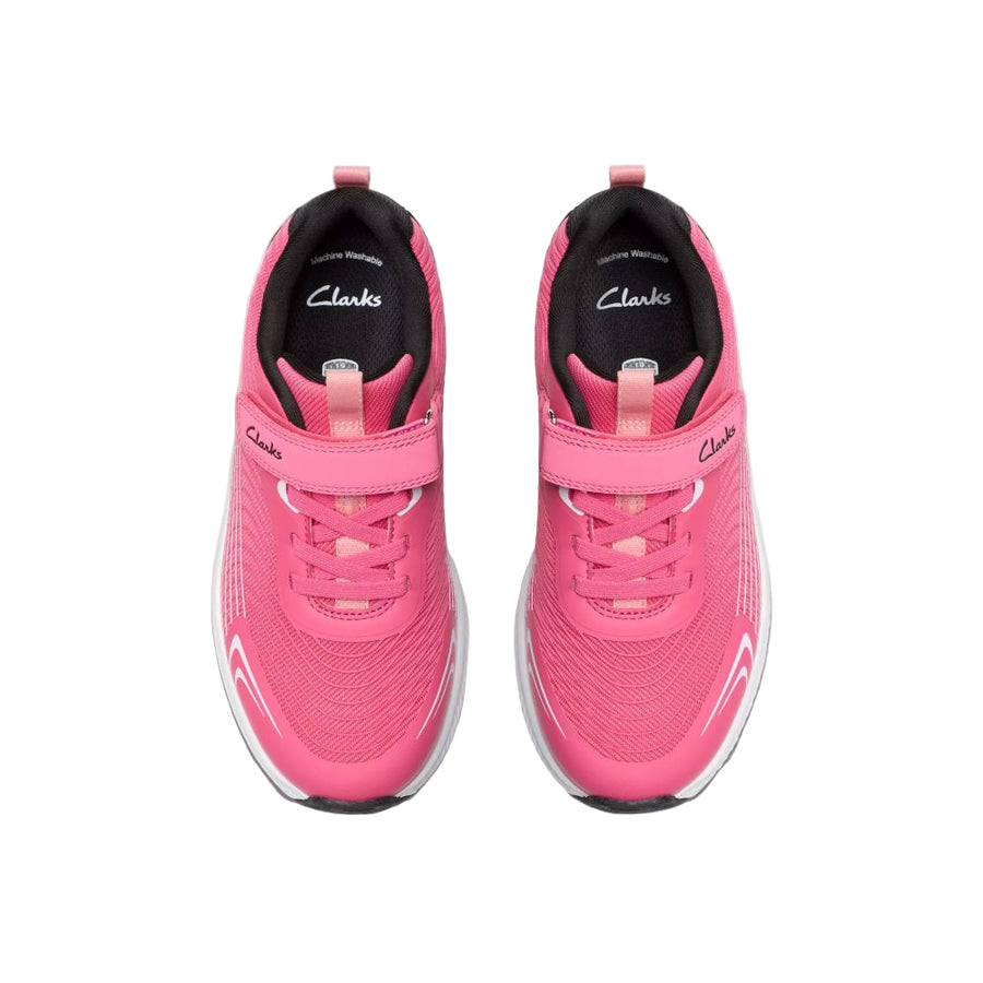 Clarks - Deyes Dash K - Pink - Trainers