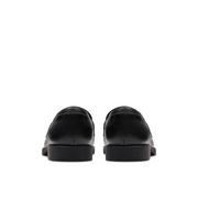 Clarks - Tapa Edge Y - Black Leather - School Shoes