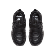 Clarks - Laser Cross K - Black - School Shoes