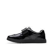 Clarks - Disco Skip K - Black Patent - School Shoes