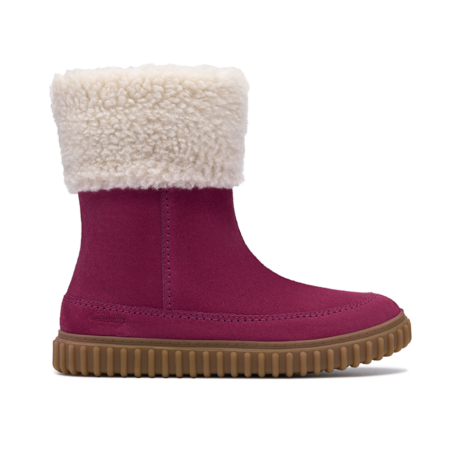 Clarks - Cove Snug K. - Berry Suede - Boots