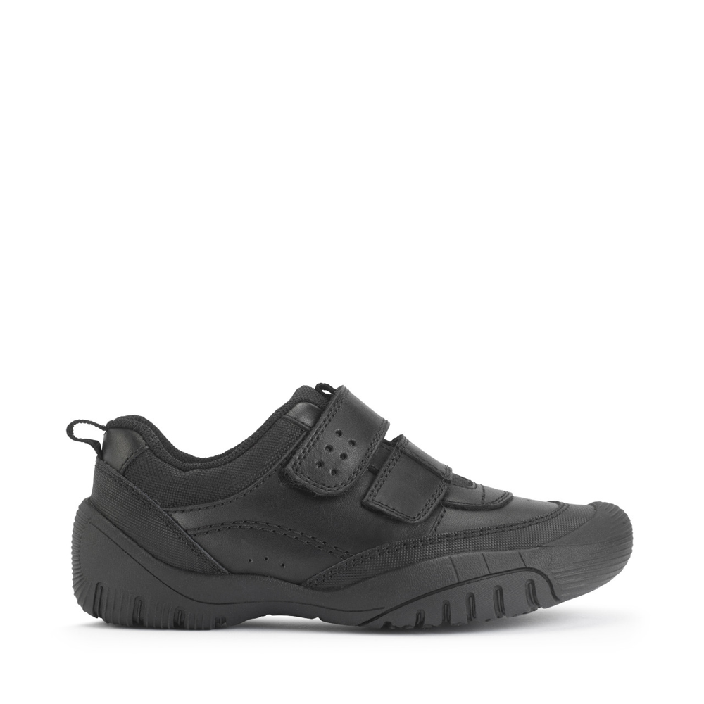 Start Rite - Quad - Black Leather - School Shoes