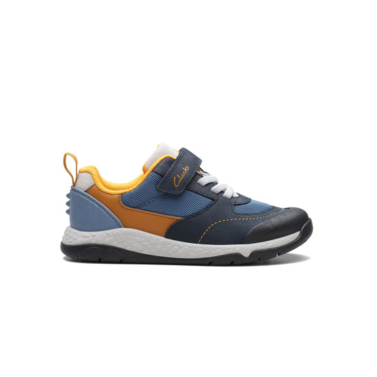 Clarks - SteggyStride K - Navy Combi