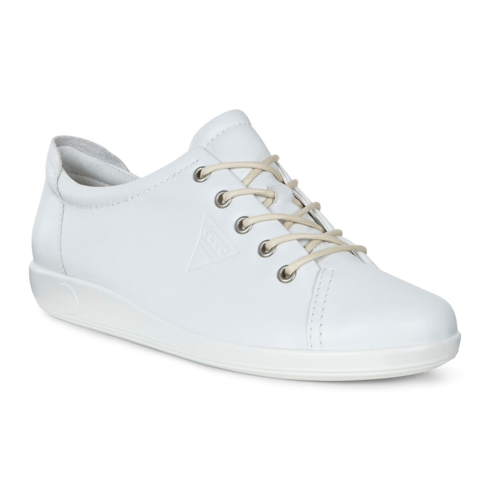 Ecco - 206503-01007 - Soft 2.0 Tie - White - Shoes