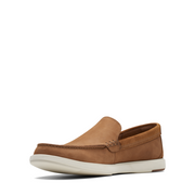 Clarks - Bratton Loafer - Dark Tan Nubuck - Shoes