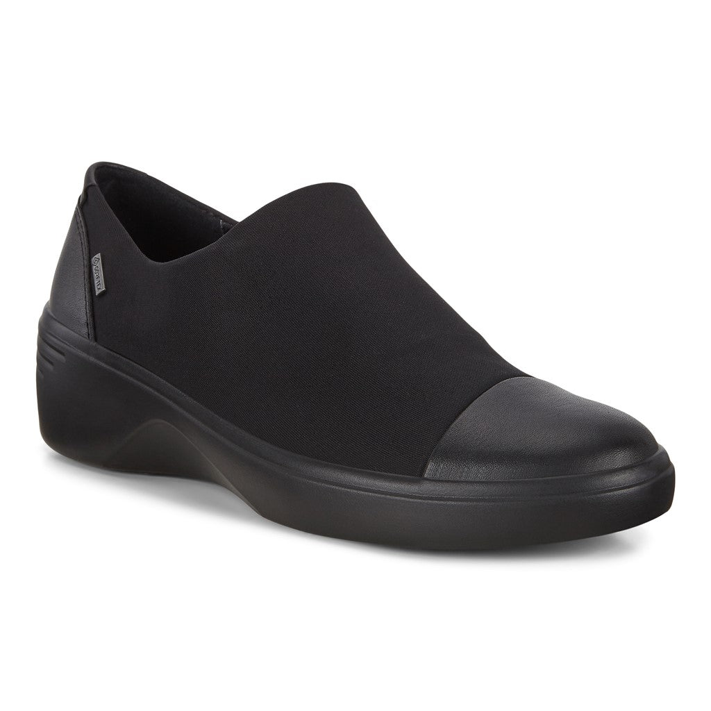 Ecco - 470913-51052 - Soft 7 Wedge - Black - Shoes
