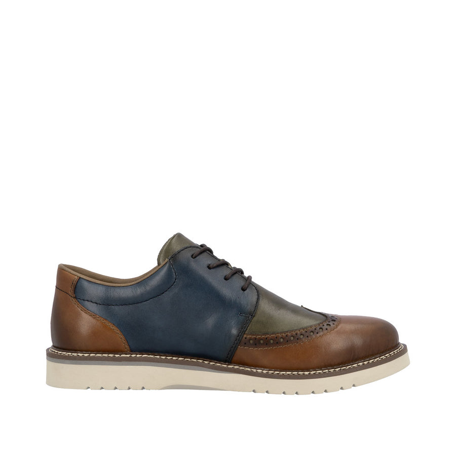 Rieker - 04504-90 - Muskat/Forest/Royalblue - Shoes