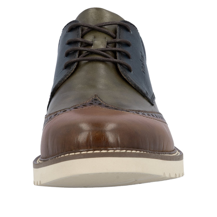 Rieker - 04504-90 - Muskat/Forest/Royalblue - Shoes