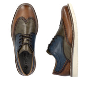 Rieker - 04504-90 - Muskat/Forest/Royalblue - Shoes