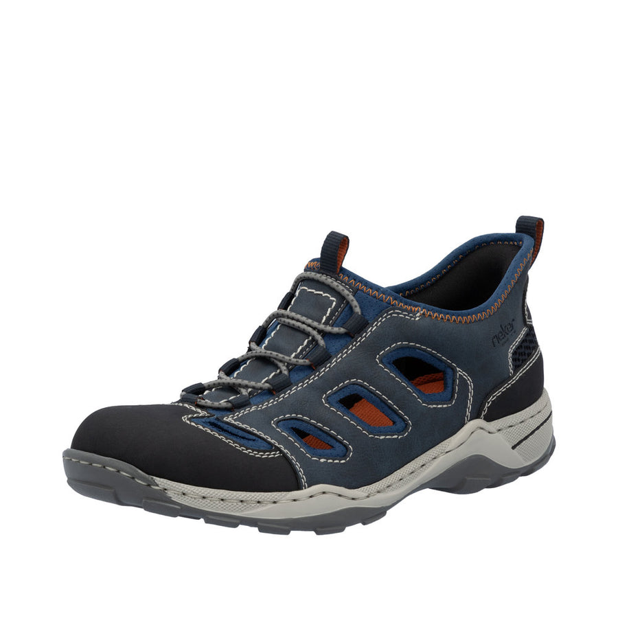 Rieker - 08078-14 - Schwarz/Midnight/Blau/Navy - Shoes