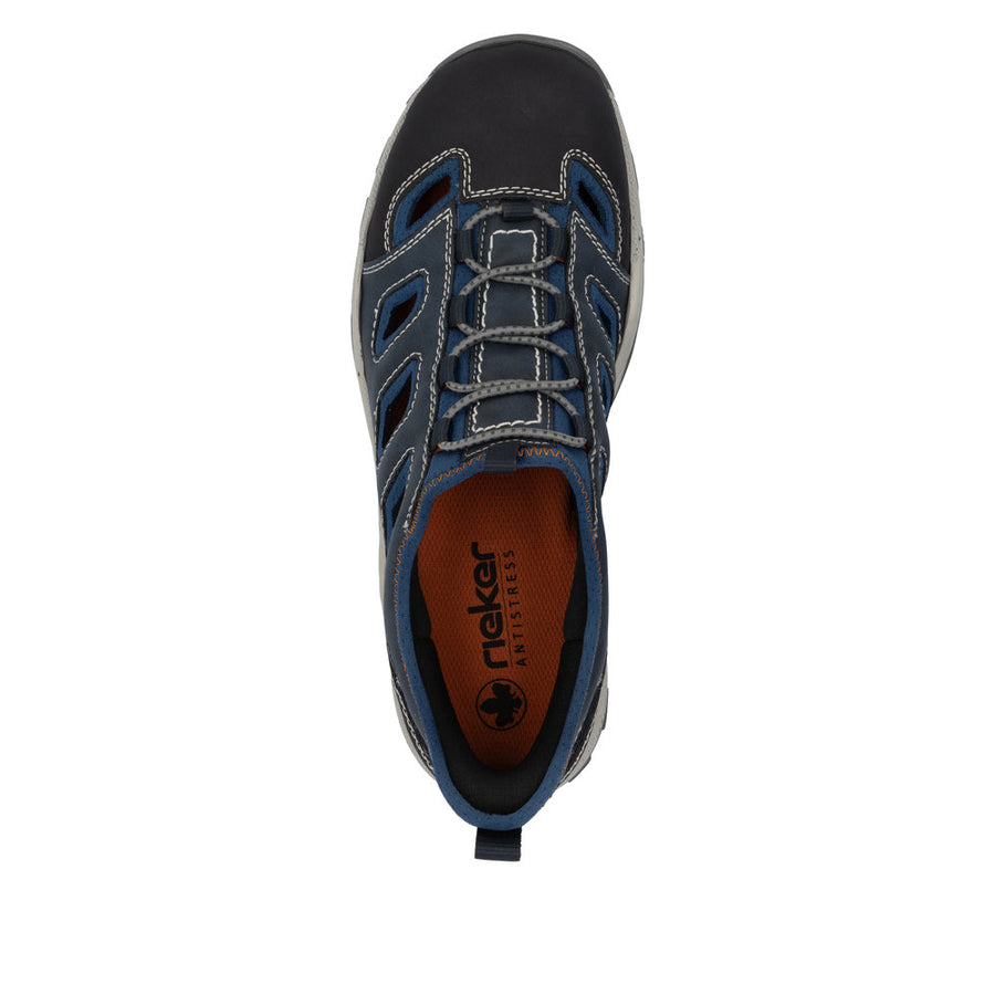 Rieker - 08078-14 - Schwarz/Midnight/Blau/Navy - Shoes