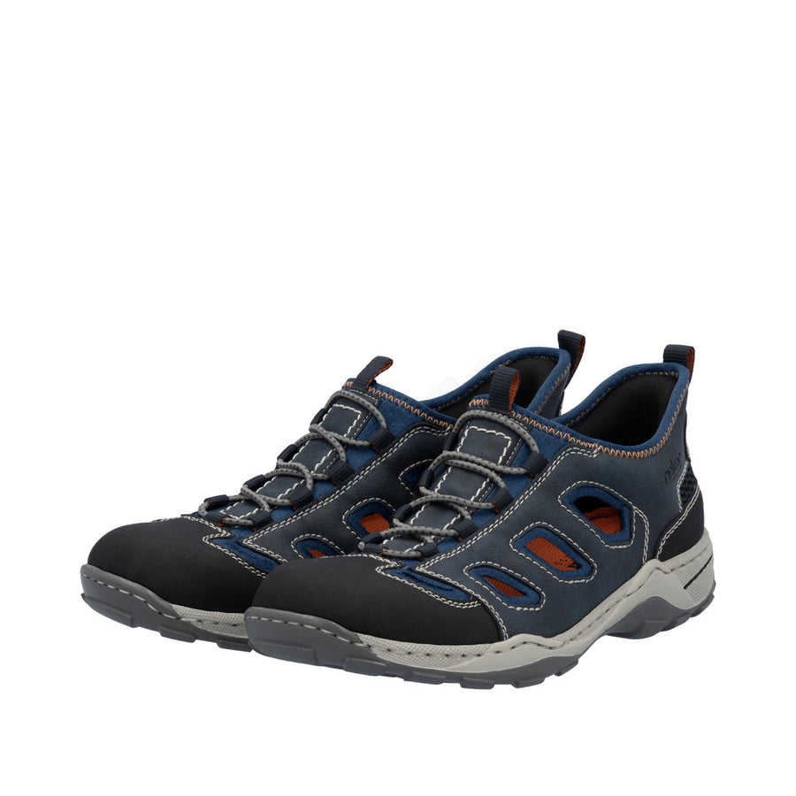 Rieker - 08078-14 - Schwarz/Midnight/Blau/Navy - Shoes